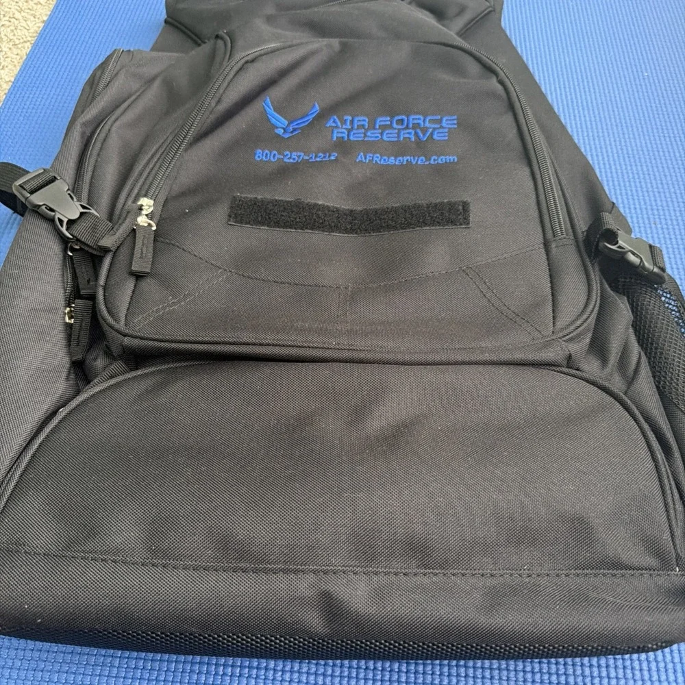 U.S. Air Force Backpack /Laptop Black Polyester – 20